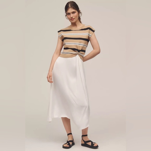 NWT Anthropologie The Gemini Cap-Sleeve‎ Sweater + Tank Dress Set - Picture 1 of 12